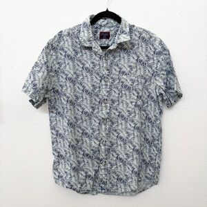 UNTUCKit Driscoll Slim Fit 100% Linen Men's Button Up Short Sleeve Shirt Large